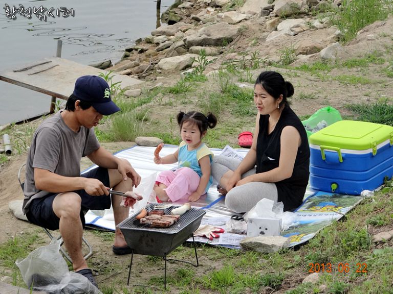 [황청낚시터] 가족낚시터, 초보교육 낚시터